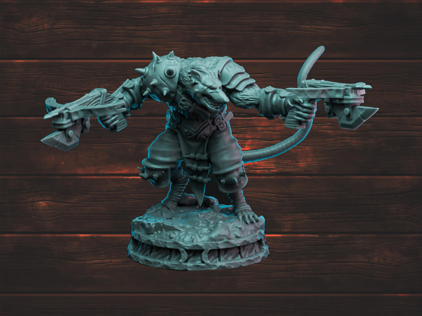 Wererat Duo | Witchsong Miniatures | Tabletop Roleplaying / D&D / Wargaming miniature