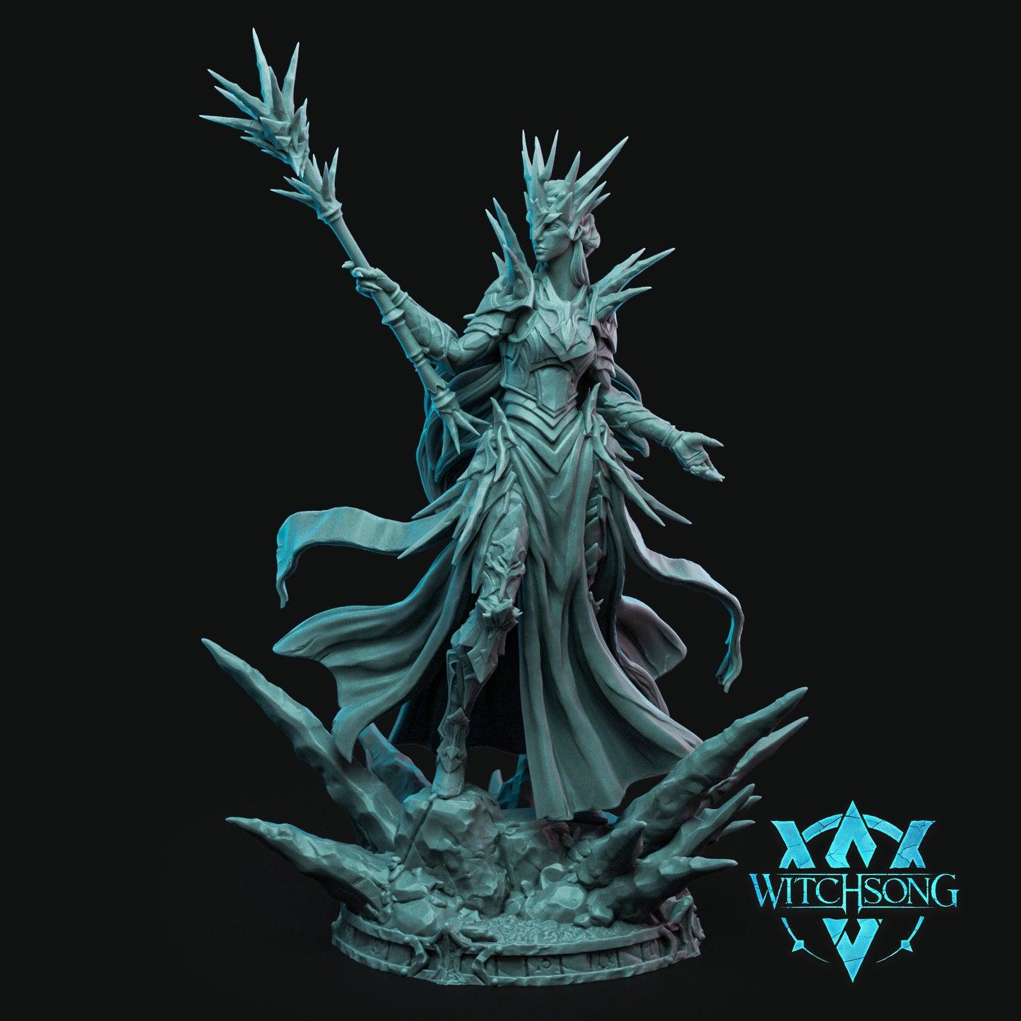 Frost Queen | Witchsong Miniatures | Tabletop Roleplaying / D&D / Wargaming miniature