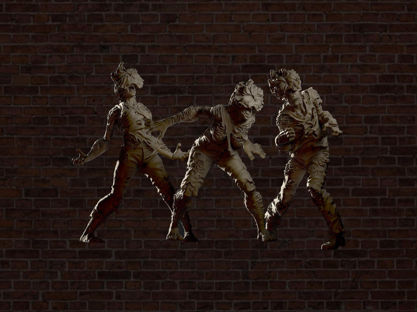 TLoU Clicker Trio | VaultZ Miniautres | Tabletop Roleplaying / D&D / Wargaming miniature