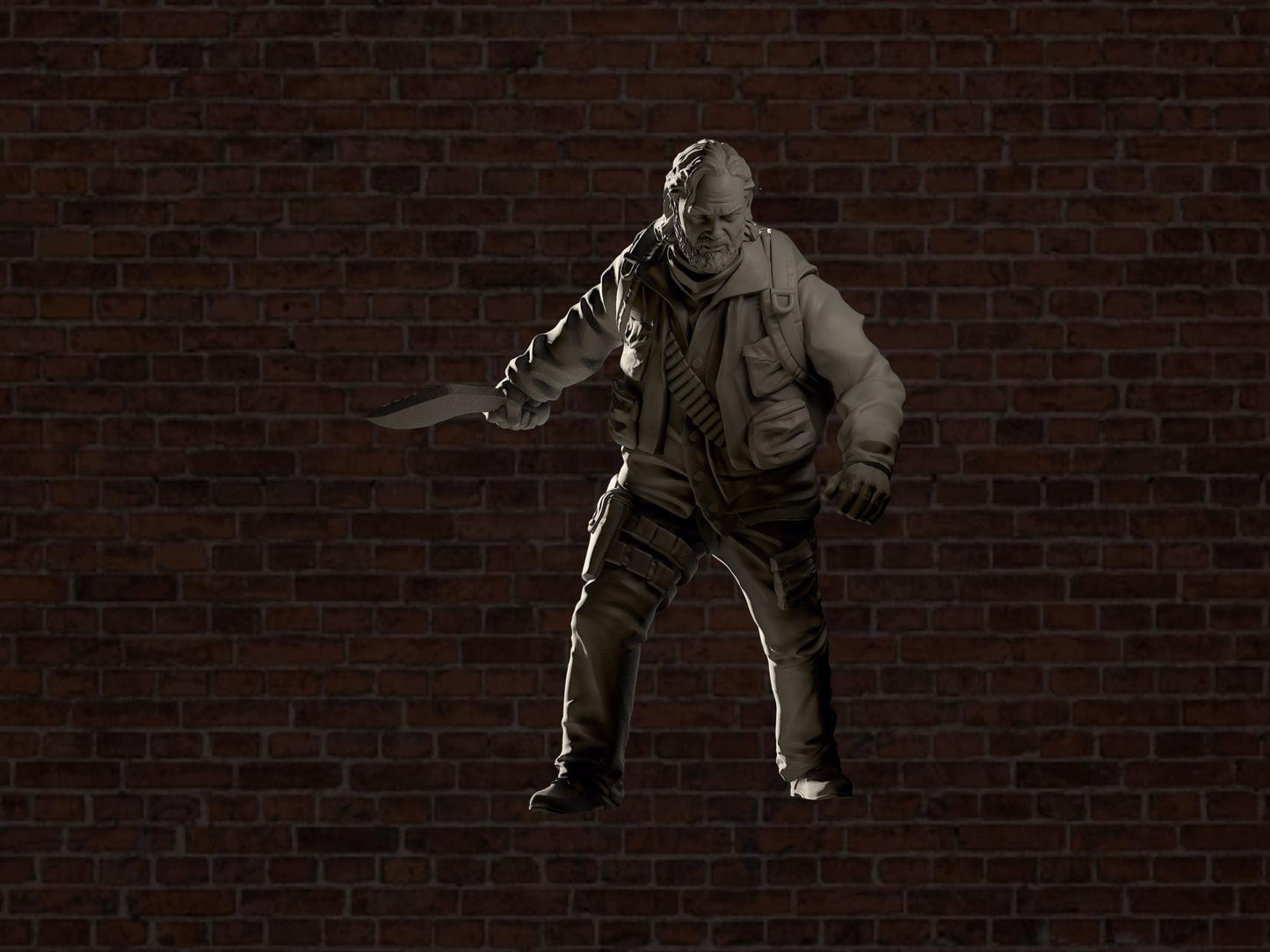 TLoU Bill | VaultZ Miniatures | Tabletop Roleplaying / D&D / Wargaming miniature