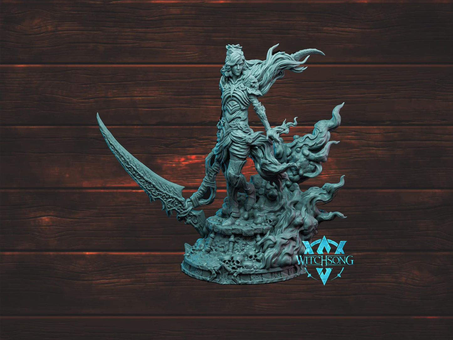 Persephone, to War | Witchsong Miniatures | Tabletop Roleplaying / D&D / Wargaming miniature