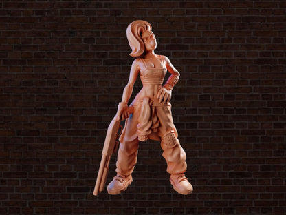 Punk Survivor | VaultZ Miniatures | Tabletop Roleplaying / D&D / Wargaming miniature