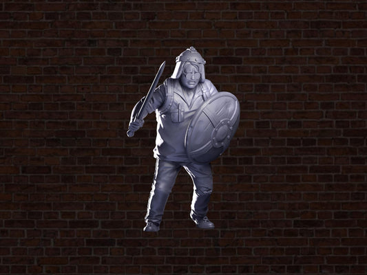 TTRPG Survivor - Tank | VaultZ Miniautres | Tabletop Roleplaying / D&D / Wargaming miniature