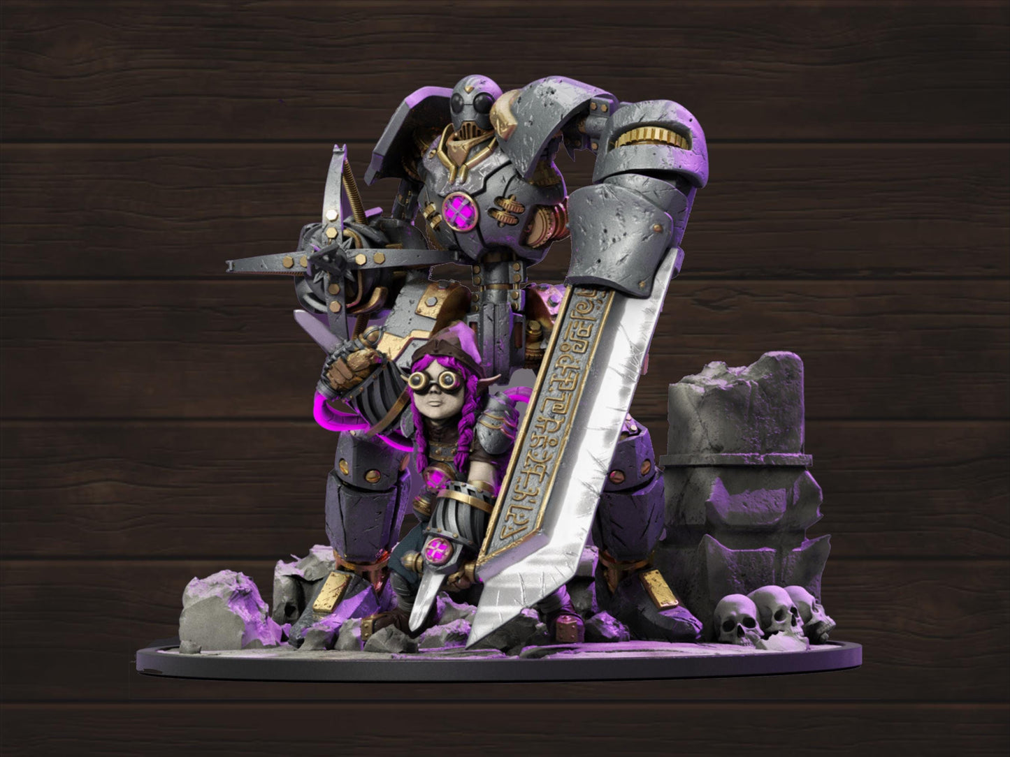 Hero - Halfling Engineer | Necropunks Miniatures