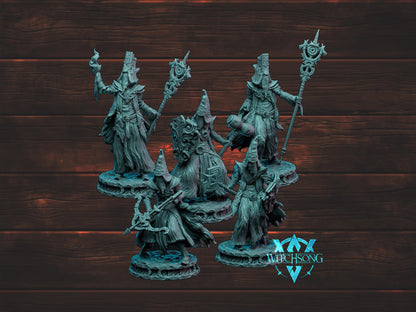 Apostles of the Faceless King Warband | Witchsong Miniatures | Tabletop Roleplaying / D&D / Wargaming miniature