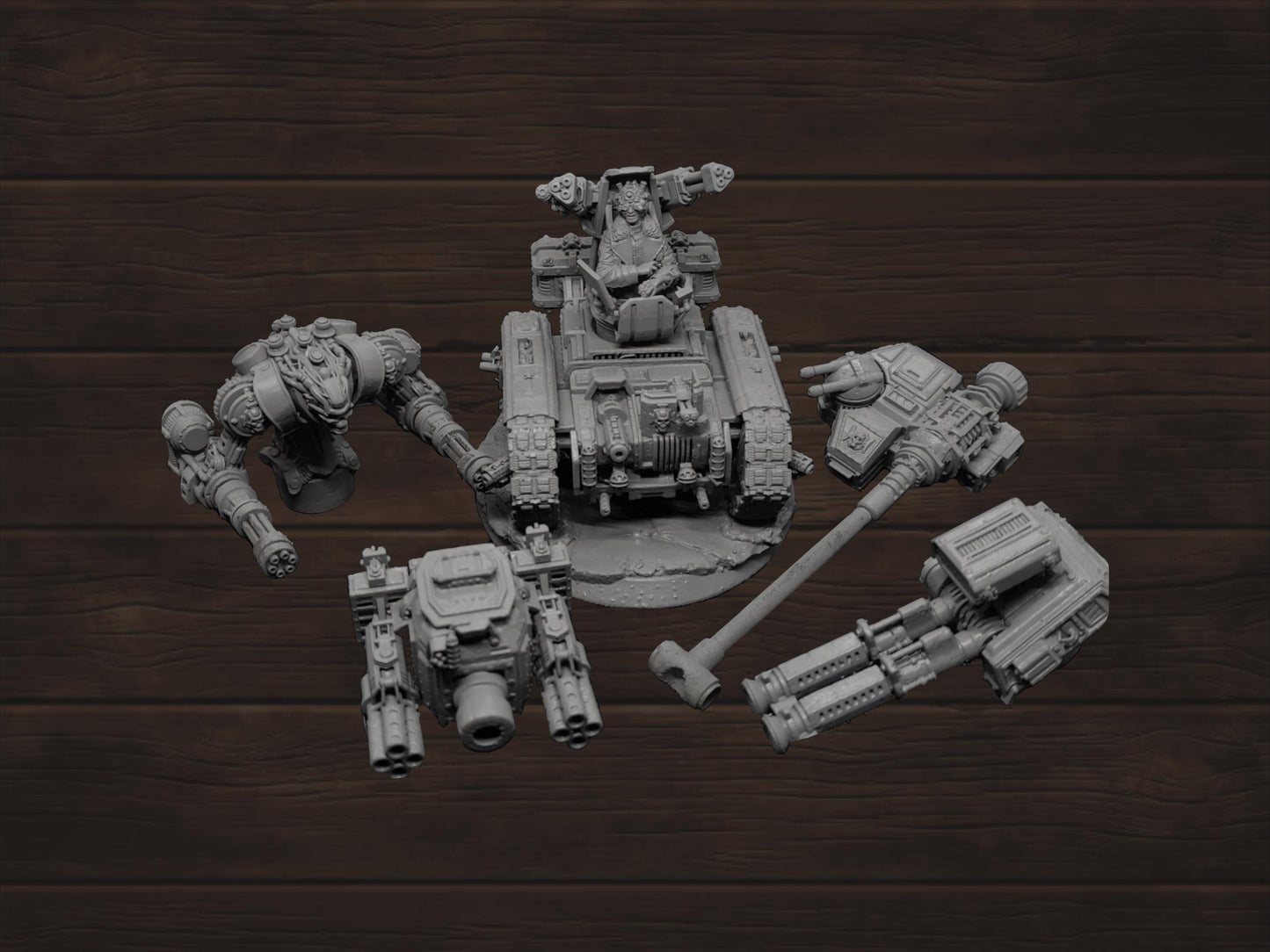 Modular Tank / Tank Mad Doctor | Necropunks Miniatures
