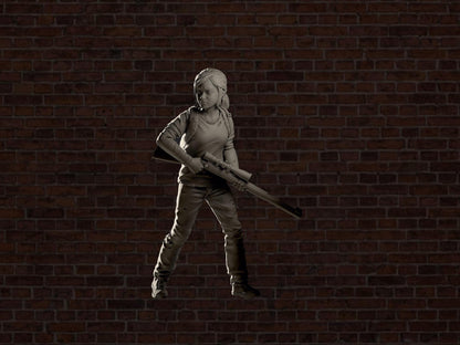 TLoU Young Ellie | VaultZ Miniautres | Tabletop Roleplaying / D&D / Wargaming miniature