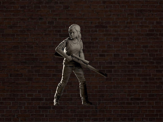 TLoU Young Ellie | VaultZ Miniautres | Tabletop Roleplaying / D&D / Wargaming miniature