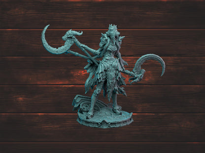 Faceless Queen | Witchsong Miniatures | Tabletop Roleplaying / D&D / Wargaming miniature