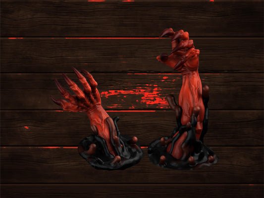 Demonclaws Duo | PrintYourMonsters | Tabletop Roleplaying / D&D / Wargaming miniature