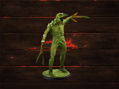 Plague Man Attack | PrintYourMonsters | Tabletop Roleplaying / D&D / Wargaming miniature