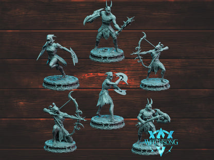Hellforged Thralls Warband | Witchsong Miniatures | Tabletop Roleplaying / D&D / Wargaming miniature