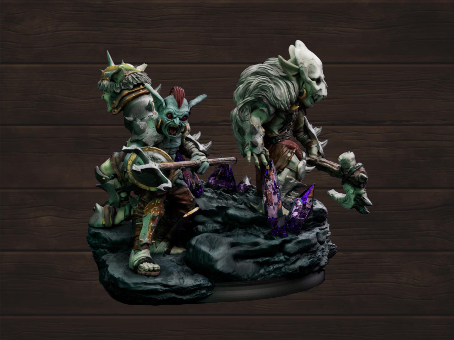 Goblin Warrior Trio  | Necropunks Miniatures