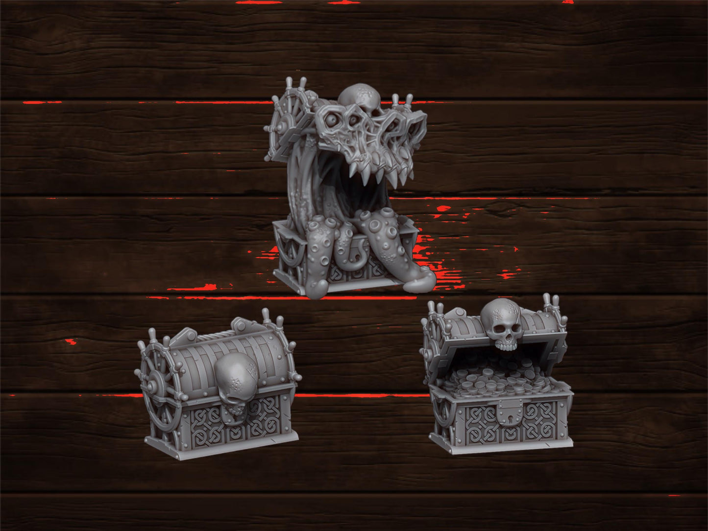 Pirate Mimic | PrintYourMonsters | Tabletop Roleplaying / D&D / Wargaming miniature