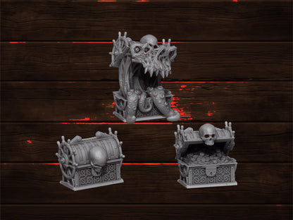 Pirate Mimic | PrintYourMonsters | Tabletop Roleplaying / D&D / Wargaming miniature