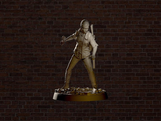 TLoU Adult Ellie | VaultZ Miniatures | Tabletop Roleplaying / D&D / Wargaming miniature