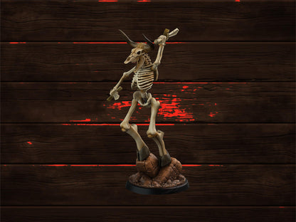 Bone Minotaur Warband | PrintYourMonsters | Tabletop Roleplaying / D&D / Wargaming miniature