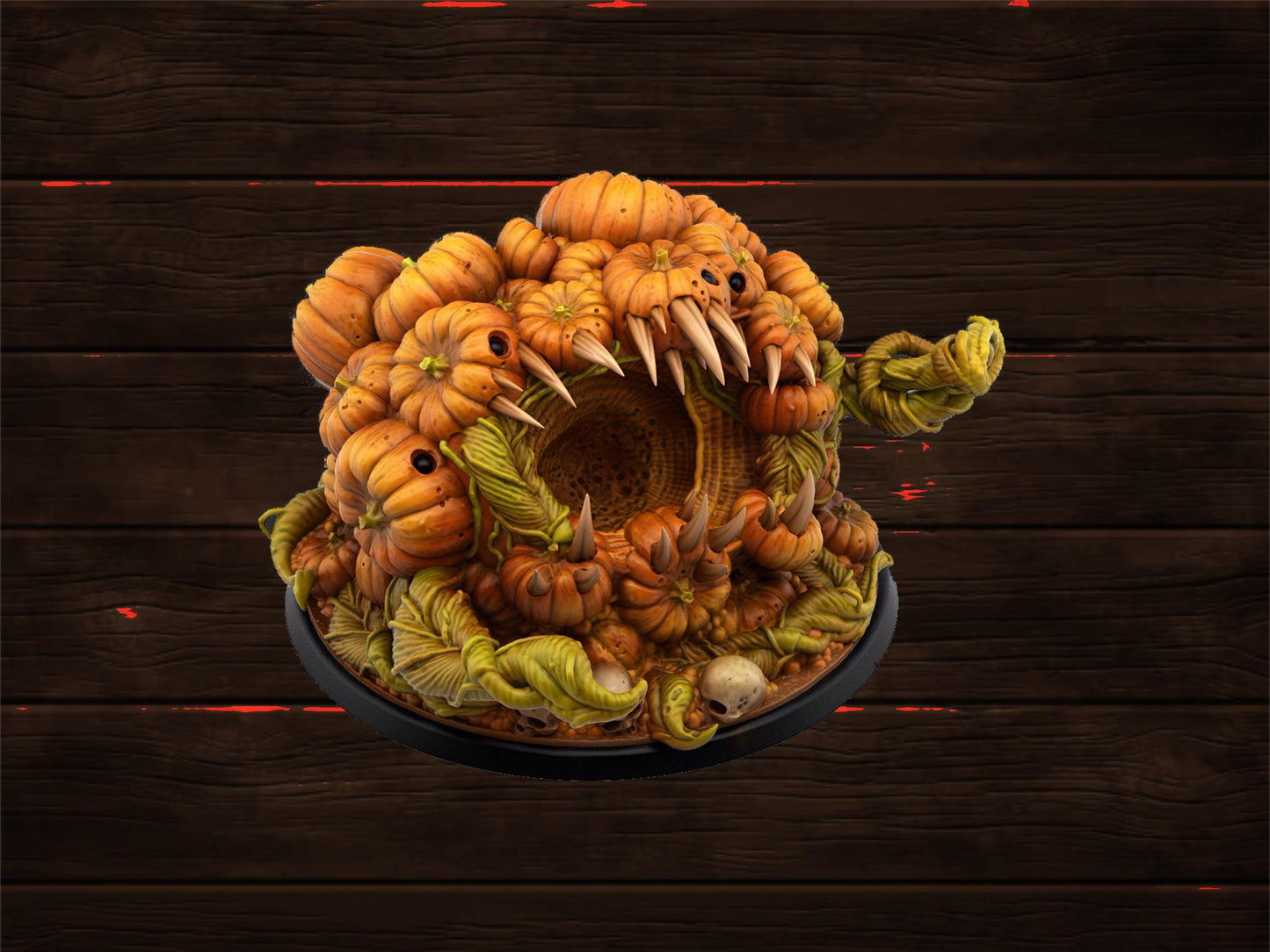 Gluttonous Awakened Pumpkin | PrintYourMonsters | Tabletop Roleplaying / D&D / Wargaming miniature
