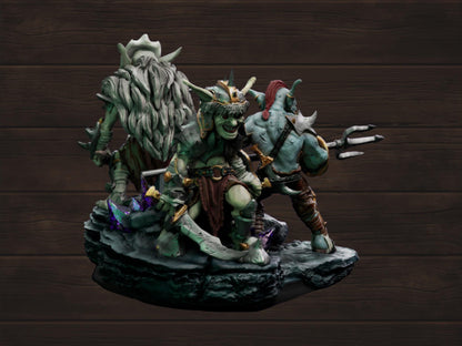 Goblin Warrior Trio  | Necropunks Miniatures