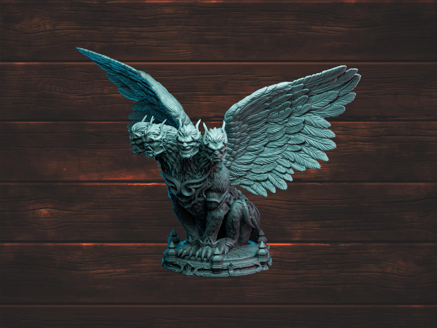 Hydra Sphinx | Witchsong Miniatures | Tabletop Roleplaying / D&D / Wargaming miniature