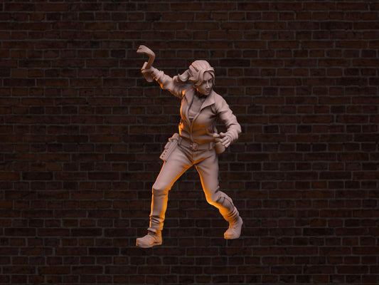L4D Zoey | VaultZ Miniatures | Tabletop Roleplaying / D&D / Wargaming miniature