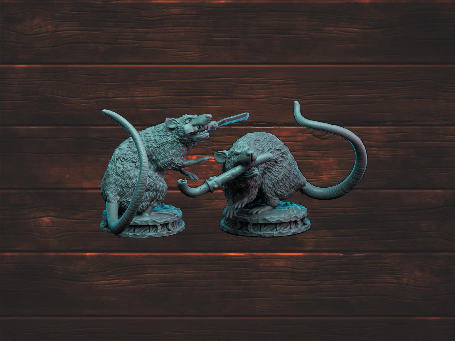 Direrat Duo | Witchsong Miniatures | Tabletop Roleplaying / D&D / Wargaming miniature