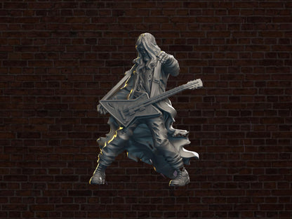 Zombie Guitarist | VaultZ Miniautres | Tabletop Roleplaying / D&D / Wargaming miniature