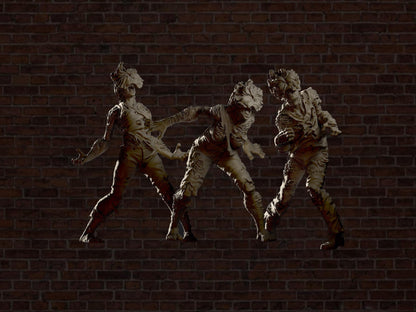 TLoU Clicker Trio | VaultZ Miniautres | Tabletop Roleplaying / D&D / Wargaming miniature