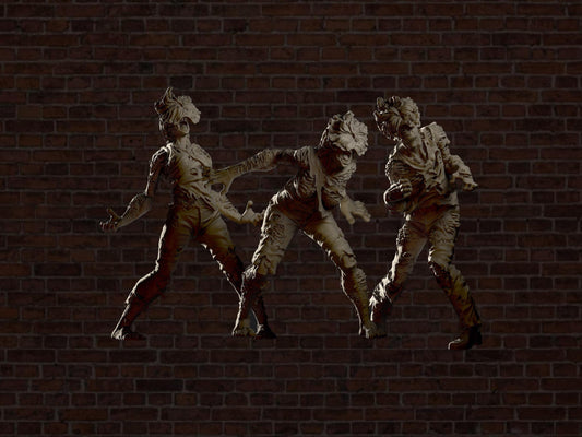 TLoU Clicker Trio | VaultZ Miniautres | Tabletop Roleplaying / D&D / Wargaming miniature