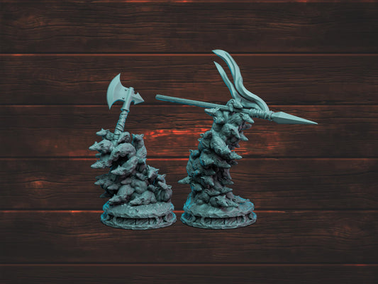Skittering Rat Swarms Duo | Witchsong Miniatures | Tabletop Roleplaying / D&D / Wargaming miniature