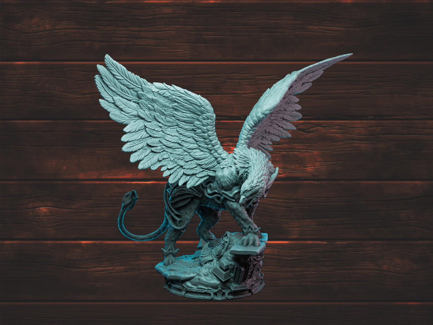 Hydra Sphinx | Witchsong Miniatures | Tabletop Roleplaying / D&D / Wargaming miniature