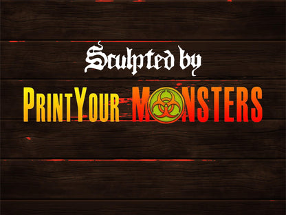 Gortha, Shadow Worm | PrintYourMonsters | Tabletop Roleplaying / D&D / Wargaming miniature