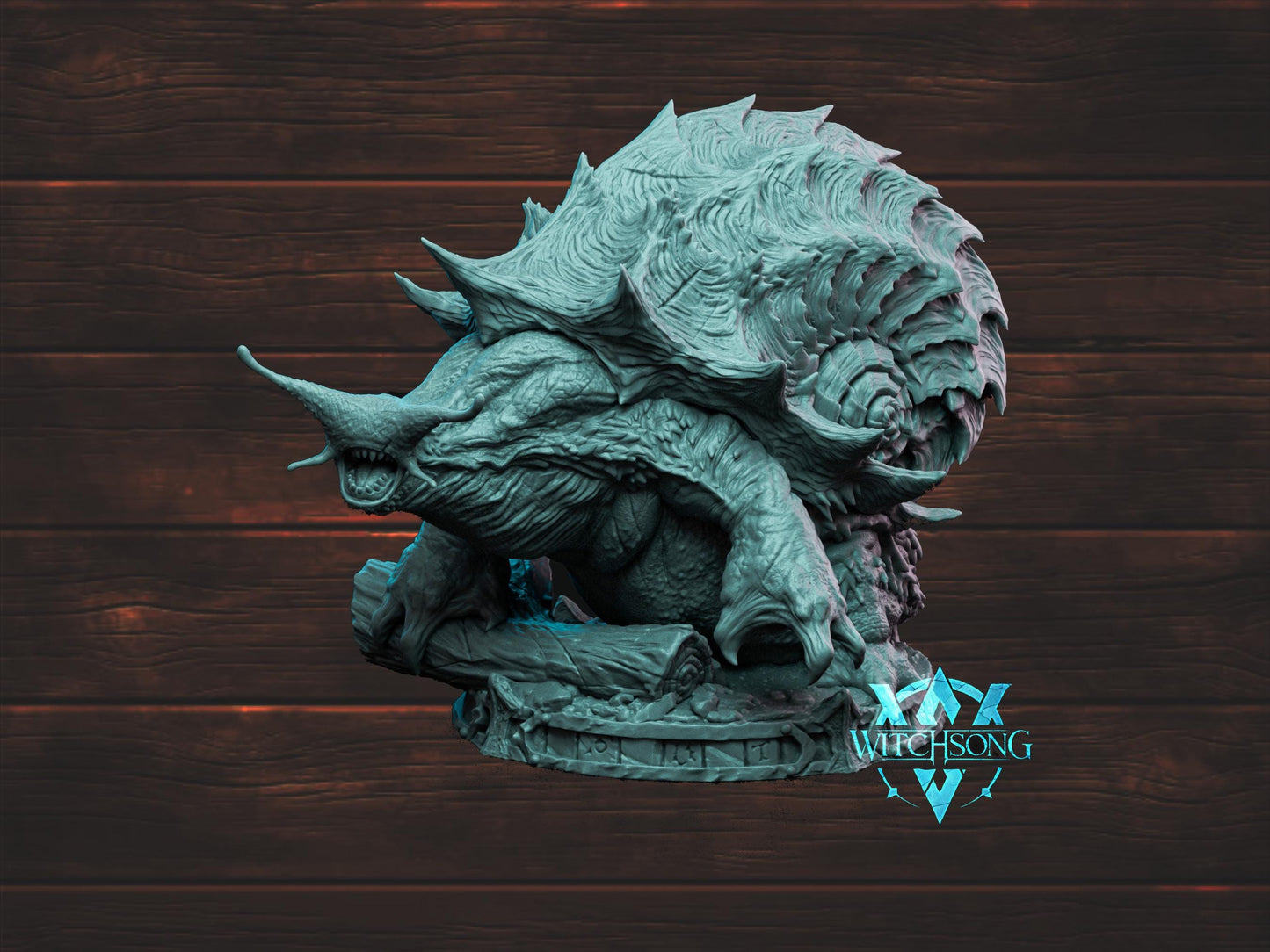 Slug, the Snail God | Witchsong Miniatures | Tabletop Roleplaying / D&D / Wargaming miniature