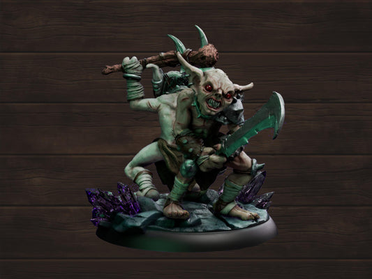 Goblin Slave Duo #1  | Necropunks Miniatures