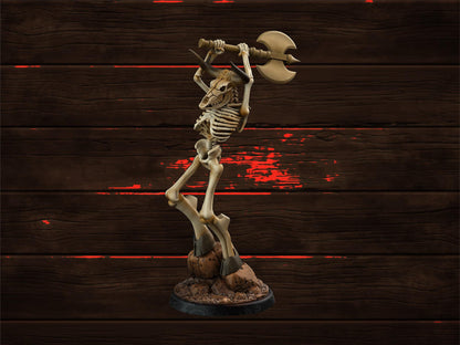 Bone Minotaur Warband | PrintYourMonsters | Tabletop Roleplaying / D&D / Wargaming miniature