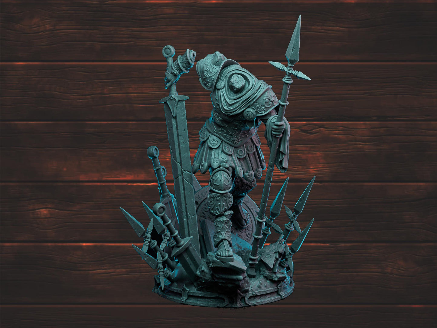 Stoneworn Sentry | Witchsong Miniatures | Tabletop Roleplaying / D&D / Wargaming miniature