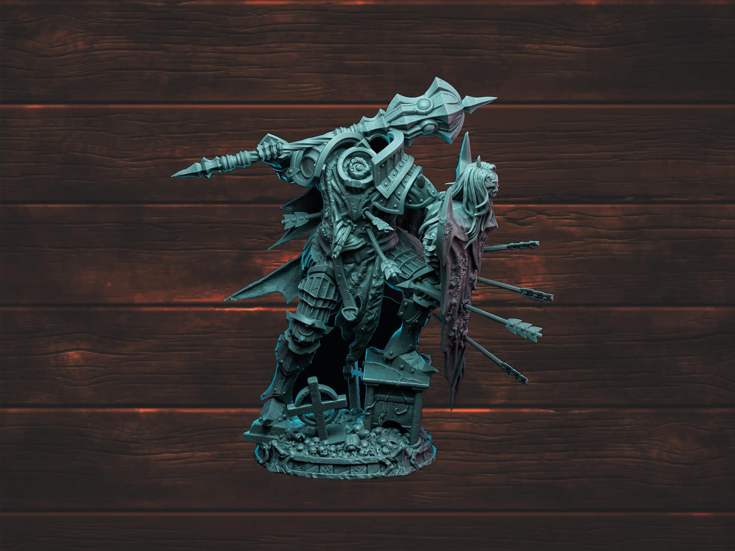 Colossal Knight Horror | Witchsong Miniatures | Tabletop Roleplaying / D&D / Wargaming miniature