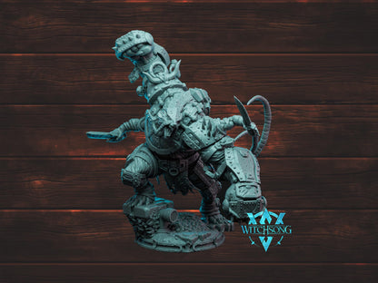 Wererat Monstrosity | Witchsong Miniatures | Tabletop Roleplaying / D&D / Wargaming miniature