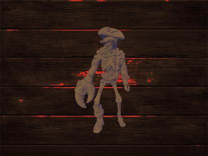 Undead Crab Pirate Trio | PrintYourMonsters | Tabletop Roleplaying / D&D / Wargaming miniature