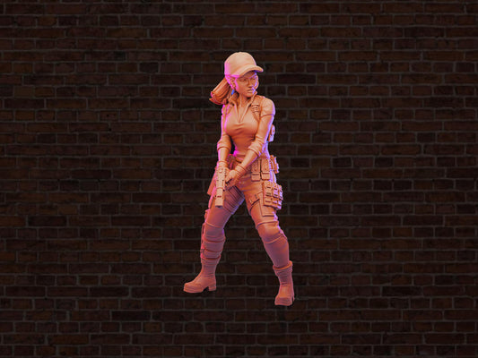 BSAA Agent Jill | VaultZ Miniatures | Tabletop Roleplaying / D&D / Wargaming miniature
