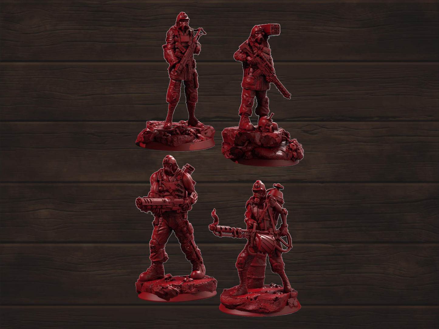 Death Militia Troops | Necropunks Miniatures